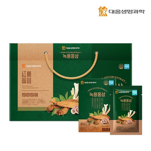 대웅 - 녹용홍삼 70ml x 30포 정관장 홍삼원 60포 추석 명절 선물