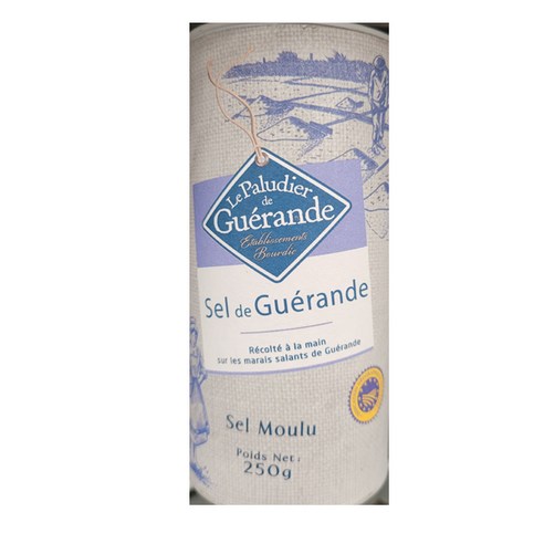 GUERANDE 게랑드 토판 천일염 (가는소금) 250g 프랑스, 1개