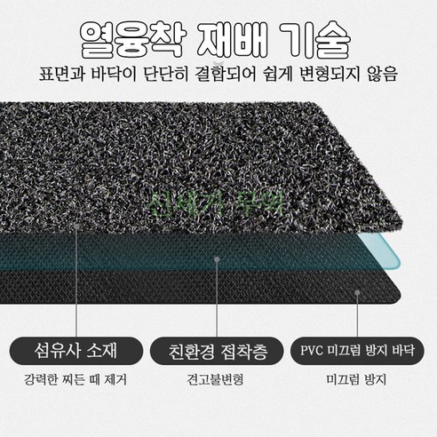 깔끔하고 스타일리시한 현관을 위한 고급 발매트