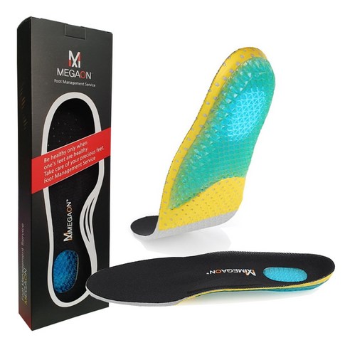 메가온 발편한 기능성 깔창 운동화 안전화 등산화 인솔