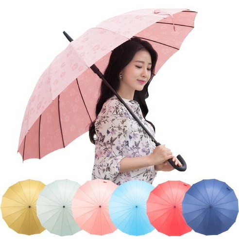 24k사쿠라 벚꽃 자동 장우산으로 우산 생활 더 즐겁게!