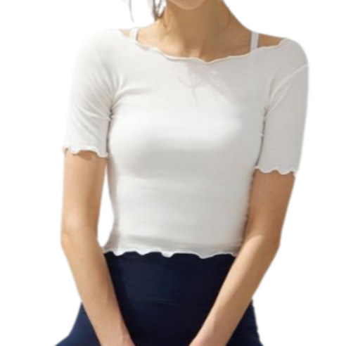 입는 순간, 갸름해지는 마법! 데비웨어 페이스 슬림 반팔티로 자신감을 더하세요.