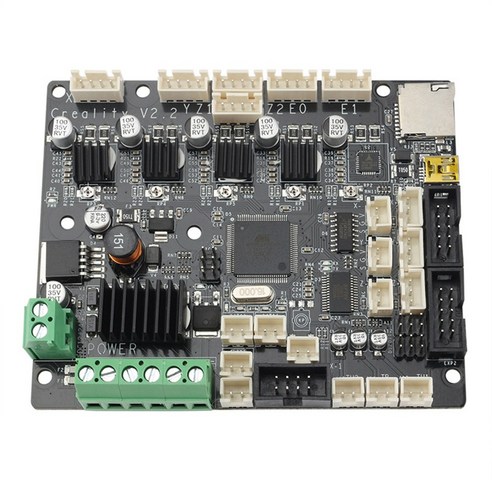 Xzante Ender-5 PLUS 3D 프린터 음소거 마더보드 V2.2 통합 TMC2208 드라이버 보드용, 녹색