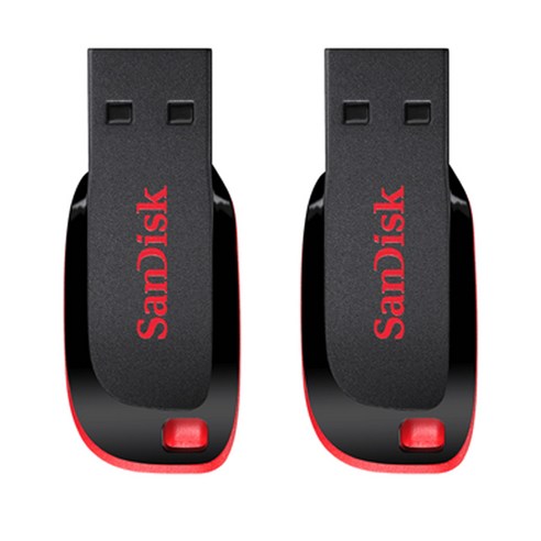 샌디스크 크루저 블레이드 USB 메모리 SDCZ50 2p, 128GB, 2개