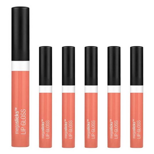 웻앤와일드 메가슬릭 립 글로스, Great Coral-ation, 6개, 5.4g