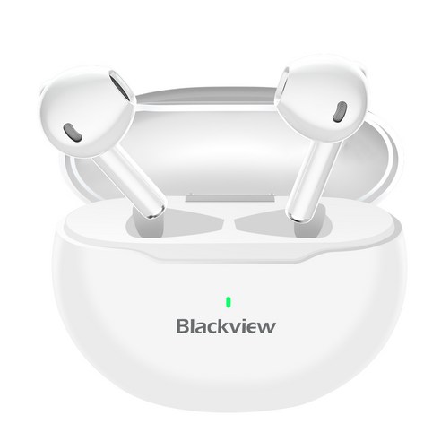 Blackview Airbuds6 무선 블루투스 5.3 이어폰 방수 이어폰, 화이트