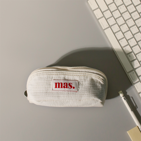 Hapoom pencil cosmetic pouch Ivory, 색상 마스마룰즈 Best Top5