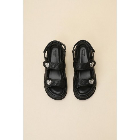 슈콤마보니 샌들/슬리퍼 Cle sandal(black) DG2AM24015BLK