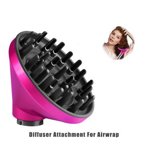 [에어랩호환] 헤어 드라이어 노즐 HD08 시리즈 및 HS0105 에어랩 컬링 부착 자동 배럴 디퓨저 스타일링 도구, 모델명 확인, aw30mm Purple