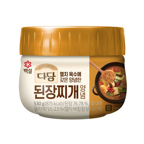 다담 된장찌개전용 된장 530g, 1개