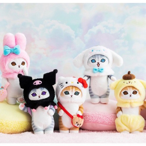 모프샌드 산리오 고양이 키링, 귀여움의 결정체!
