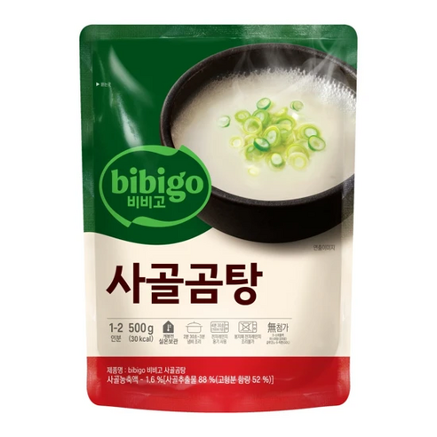 비비고 사골곰탕, 500g, 30개