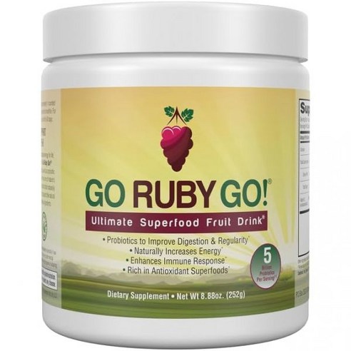 GO RUBY GO! - Nutritional Red Superfood Powder Juice Loaded with 42 ...