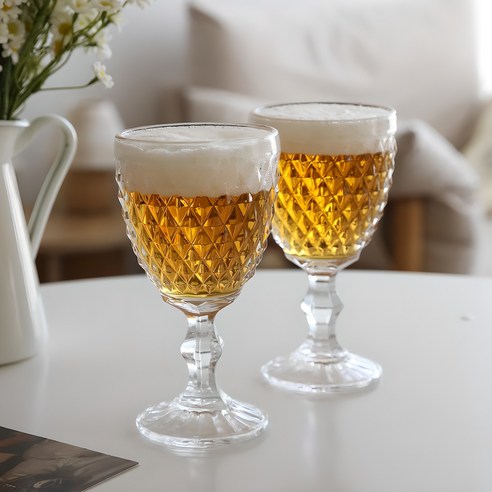 시간을 초월하는 아름다움, 애스크제이 크리스탈 레트로 빈티지 고블렛 고블렛잔