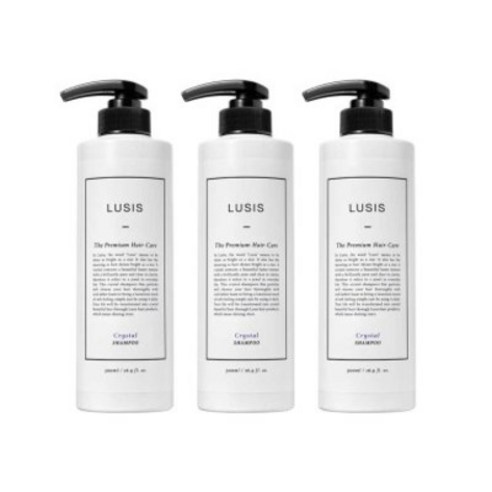 루시스 크리스탈 탈모샴푸 500ml, 3개
