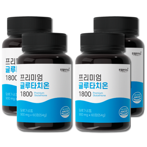 친절한닥터 글루타치온 2700mg 60정, 4개