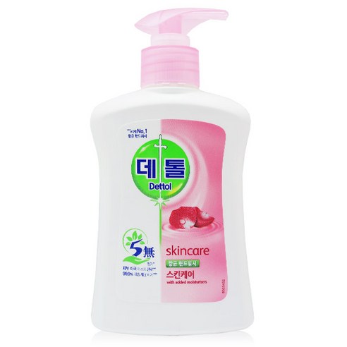 데톨 핸드워시 스킨케어 본품 250ml, 6개