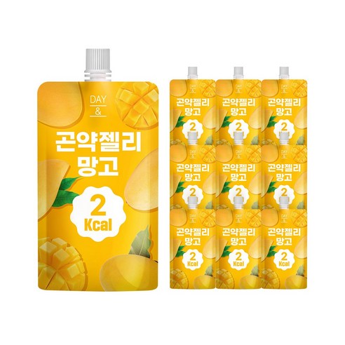 데이앤 저칼라로 곤약젤리 망고 맛 10개입