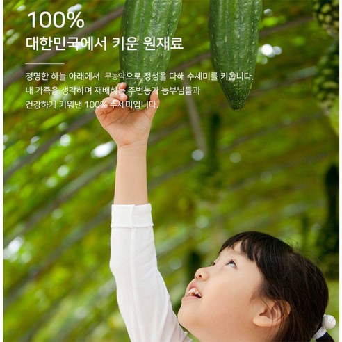 50년 전통 농장의 건강한 숨결, 무농약 볶은 수세미차