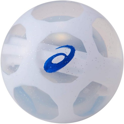 아식스 파크골프 공 하이파워 3피스 볼 3283A008, 화이트, 1개, 1개입