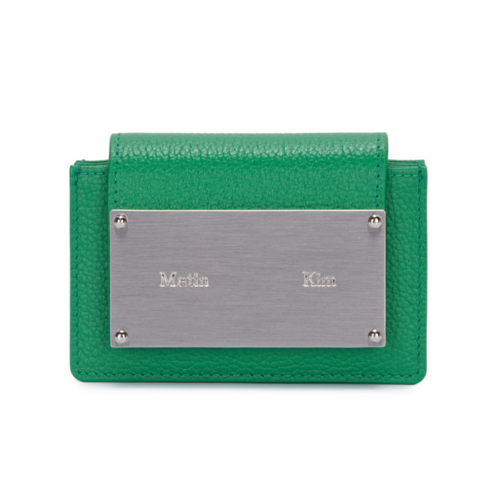 마뗑킴 아코디언 지갑 IN GREEN MK2400WL001MGN