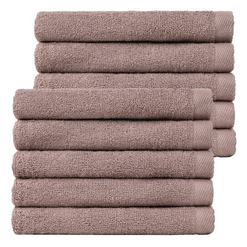 코튼리빙 고급 호텔 수건 30수 130g 타올, 10장, 브라운