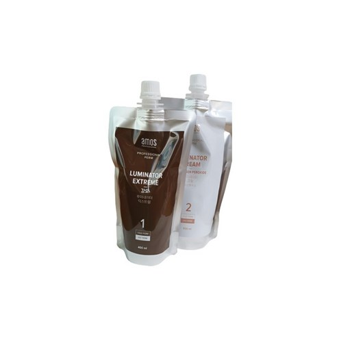 아모스 루미네이터 익스트림(강모)400ml+2제 크림중화500ml, 1개