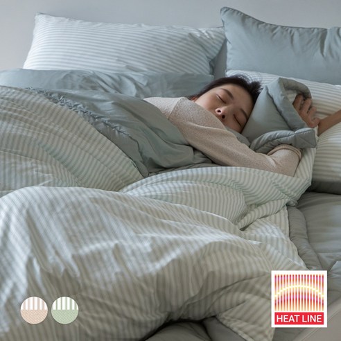 [SaleNOWㅣ인기상품] 슬라운드 히트라인 알러지케어 사계절 겨울 차렵이불 세트 (스트라이프), 59% 할인으로 만나보세요! [세일나우ㅣ추천상품]