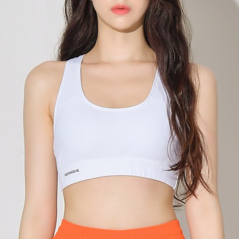 헤링본 여자 래쉬가드 브라탑 이너 수영복 스포츠 피트니스룩 운동복 비치웨어 CD200