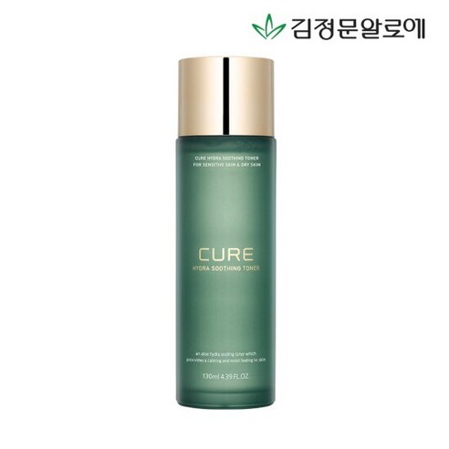 김정문알로에 큐어 하이드라 수딩 토너, 130ml, 1개