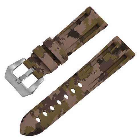 Garmin Forerunner 55 158 245 645 745 가민 스트랩 고무 위장 손목대 20mm 22mm 시계줄, #10