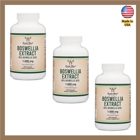 더블 우드 서플리먼트 보스웰리아 추출물 고함량 1000mg 240정