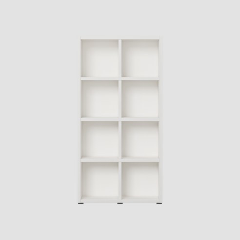 한샘 샘 책장 4단 80cm 시공(컬러 택1), 퓨어화이트(C)