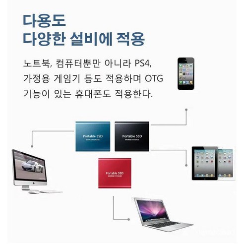 내 소중한 자료, 4TB 외장 SSD 하나로 걱정 끝!