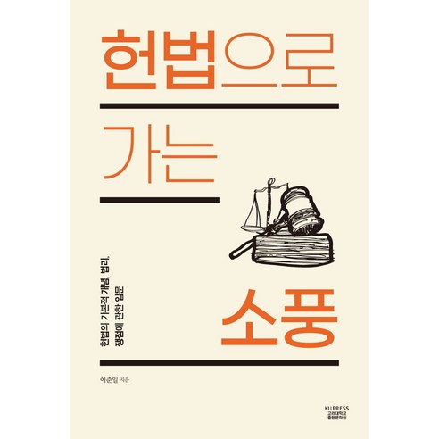 헌법으로 가는 소풍:헌법의 기본적 개념 법리 쟁점에 관한 입문, 이준일 저, 고려대학교출판문화원