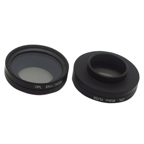 40.5mm 검정 CPL 원형 편광판 필터 + 4/3+/3용 렌즈, 40.5x40.5x18mm, 블랙, 유리