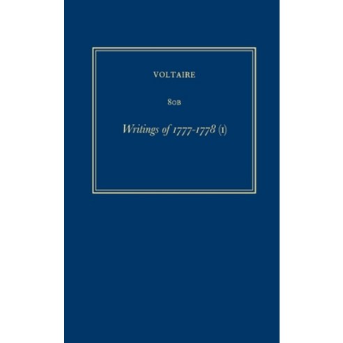 (영문도서) Writings of 1777-1778 (I) Hardcover, Voltaire Foundation in Asso..., English, 9780729409414