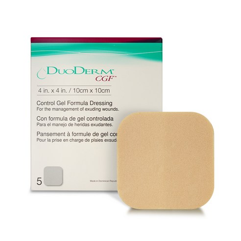 콘바텍 듀오덤 CGF 10X10cm 5매/1PACK (187660) 습윤드레싱, 5개