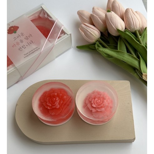 향기로운 카네이션 비누로 특별한 감동을 선물하세요