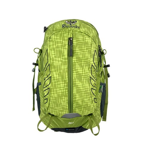 Grizzlies 공장 직접 판매 새로운 전문 등산 가방 야외 35L 하이킹 방수 배낭 남자와 여자의 캠핑 여행 배낭, 과일 녹색 [35L]