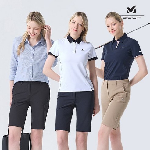   [Mille Golf] 23SS Latest Product Women's Summer Functional Half Pants Three Types