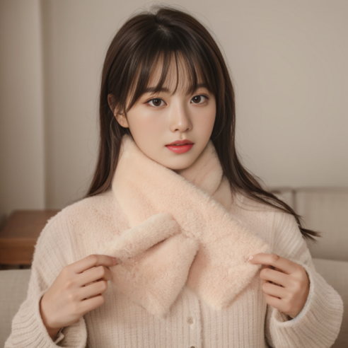 그랩스토어 여성 쁘띠 목도리 미니 남성 머플러 스카프