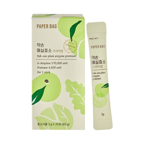 페이퍼백 약손매실효소 프리미엄 올인원효소, 60g, 1개 Best Top3