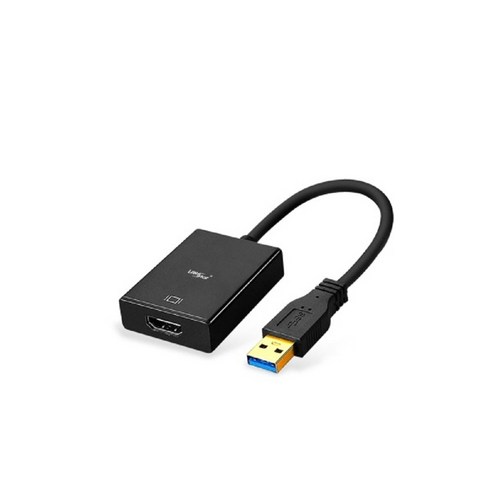 윈도우11지원 고속 3.0 USB 영상 화면 복제 확장 HDMI 변환 젠더 컨버터, 1개