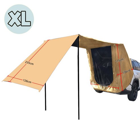 더 편안하고 안전한 차박 캠핑을 위해 캐플러 차박 텐트 도킹 쉘터를 선택하세요.