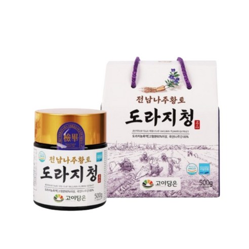 전남나주황토 도라지 청, 500g, 1개, 1개입