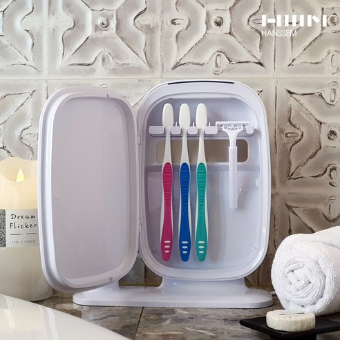 한샘 마이홈 뿔링뿔링 가정용 칫솔 살균 건조기 HC-3001