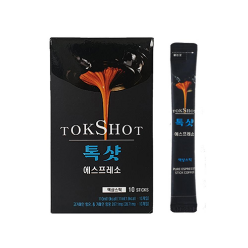 톡샷 에스프레소 간편하고 맛있는 액상커피 11ml 33입x2개, 33개입, 2개