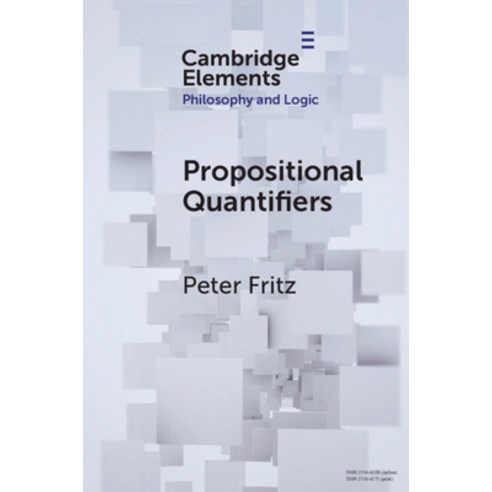 (영문도서) Propositional Quantifiers Paperback, Cambridge University Press, English, 9781009177733