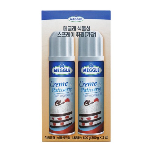 메글레 식물성 휘핑크림 250g x 2입, 2개